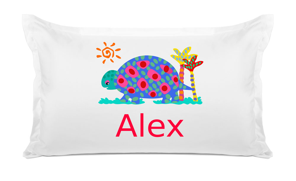 Colorful Tortoise - Personalized Kids Pillowcase Collection