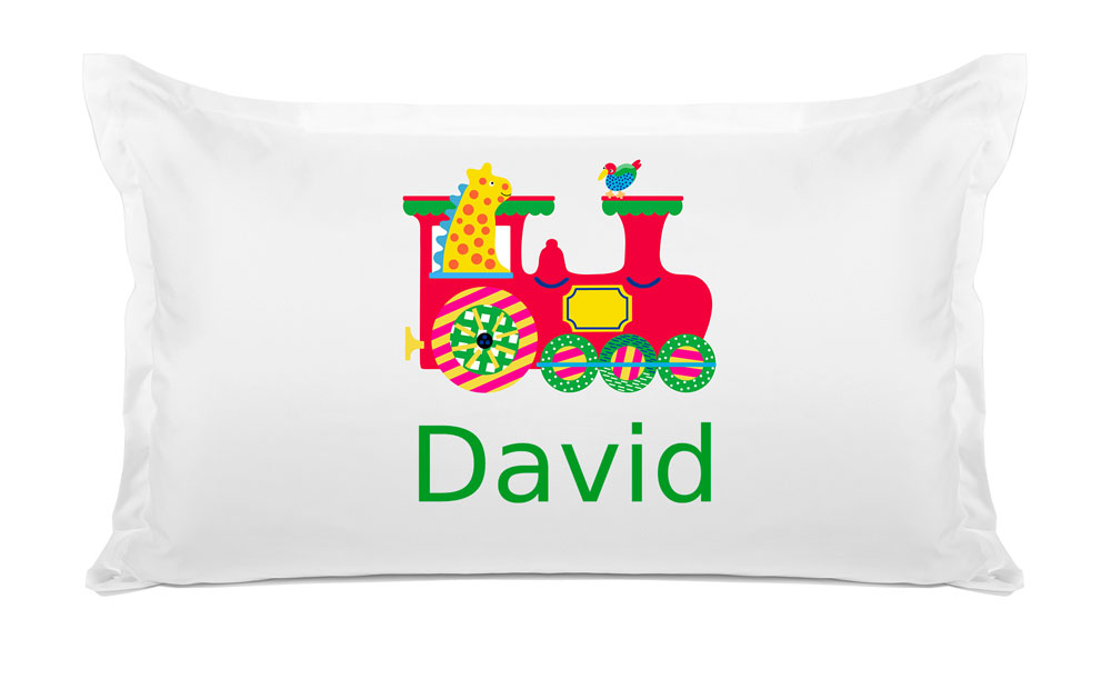 Animal Train - Personalized Kids Pillowcase Collection