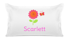 Flower Butterfly - Personalized Kids Pillowcase Collection