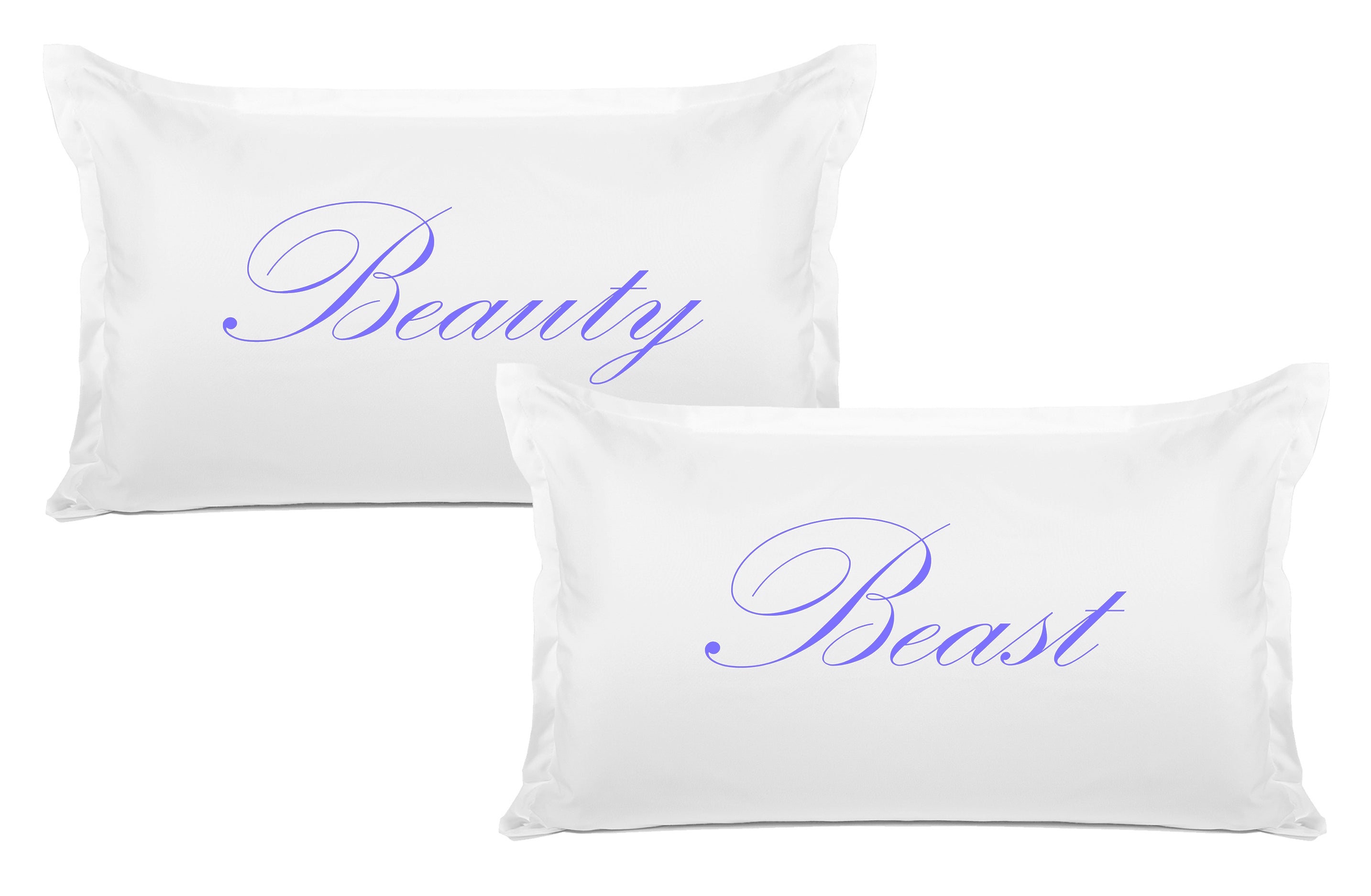 Beauty, Beast - His & Hers Pillowcase Collection-Di Lewis