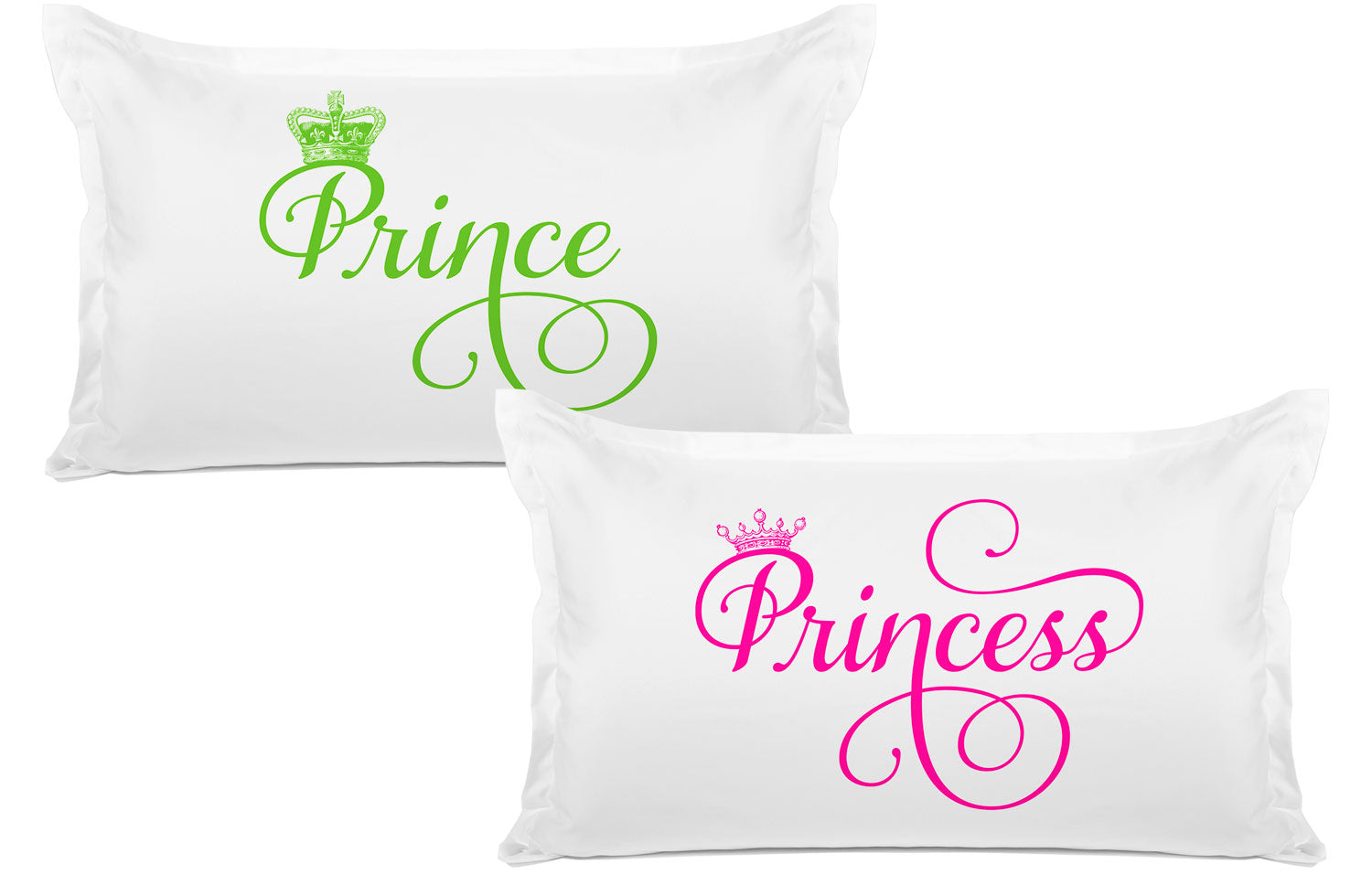 Prince, Princess - His & Hers Pillowcase Collection-Di Lewis