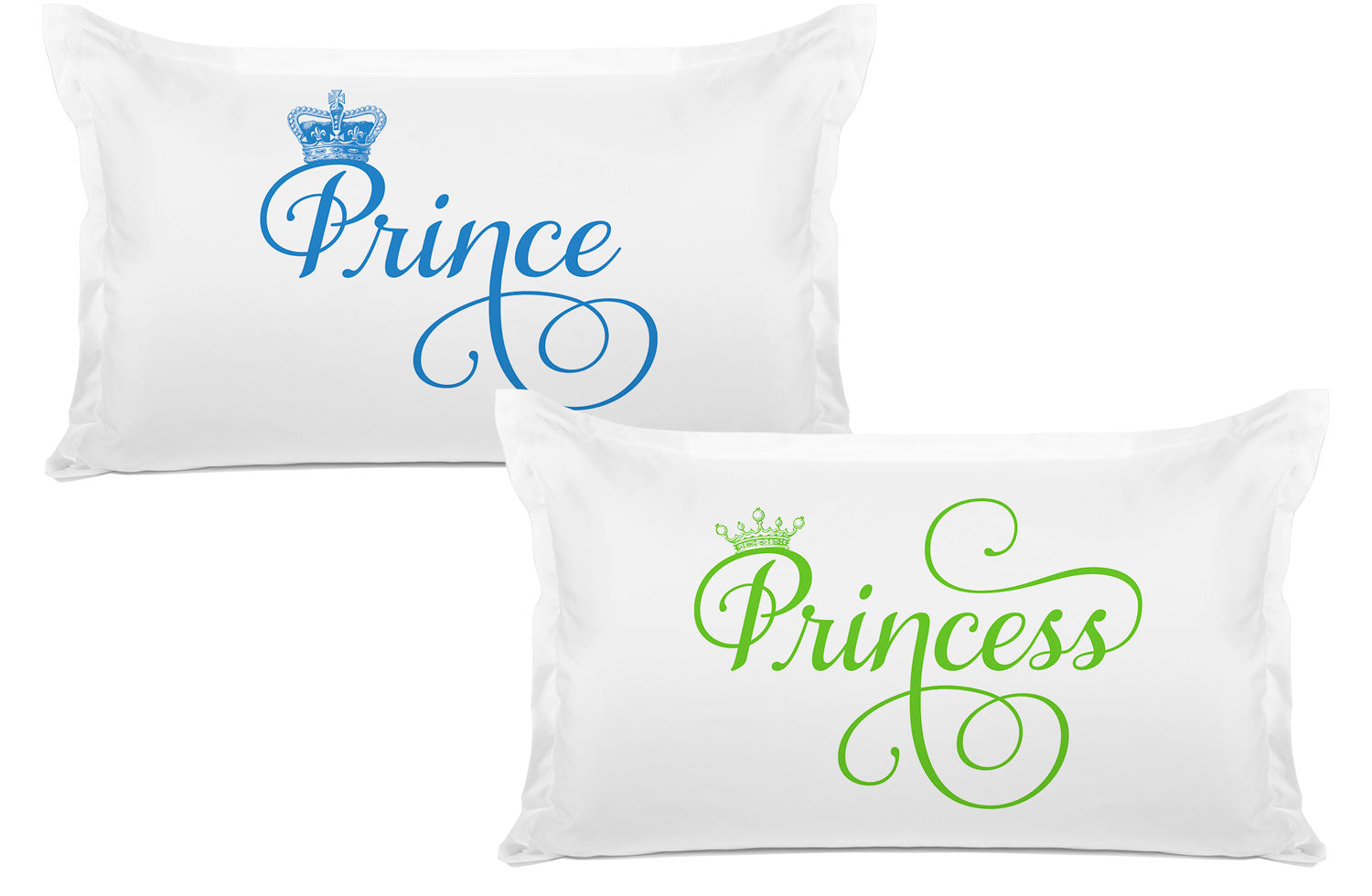 Prince, Princess - His & Hers Pillowcase Collection-Di Lewis