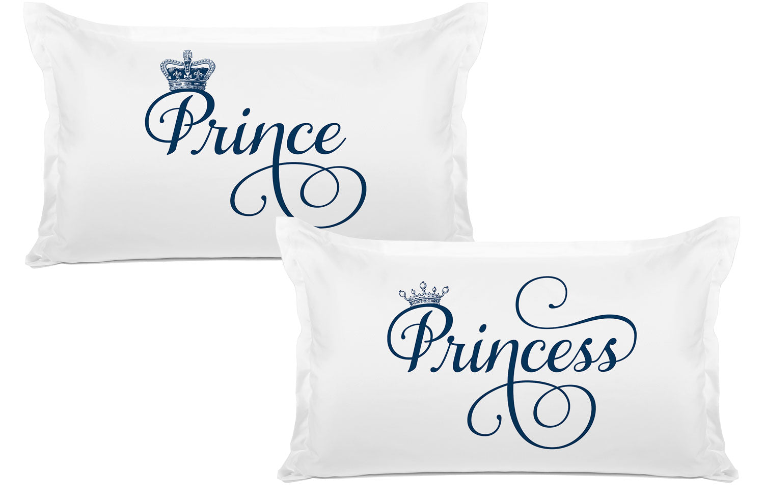 Prince, Princess - His & Hers Pillowcase Collection-Di Lewis