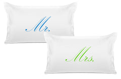 Mr., Mrs. - His & Hers Pillowcase Collection-Di Lewis