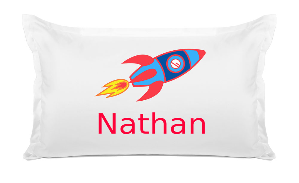 Rocket - Personalized Kids Pillowcase Collection