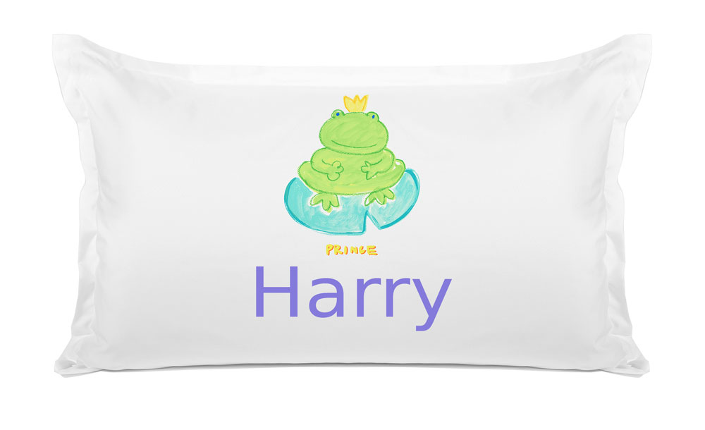 Prince Frog - Personalized Kids Pillowcase Collection