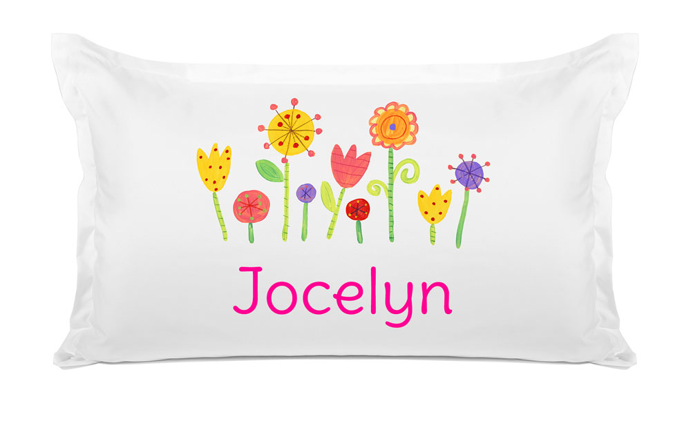 Floral Garden - Personalized Kids Pillowcase Collection