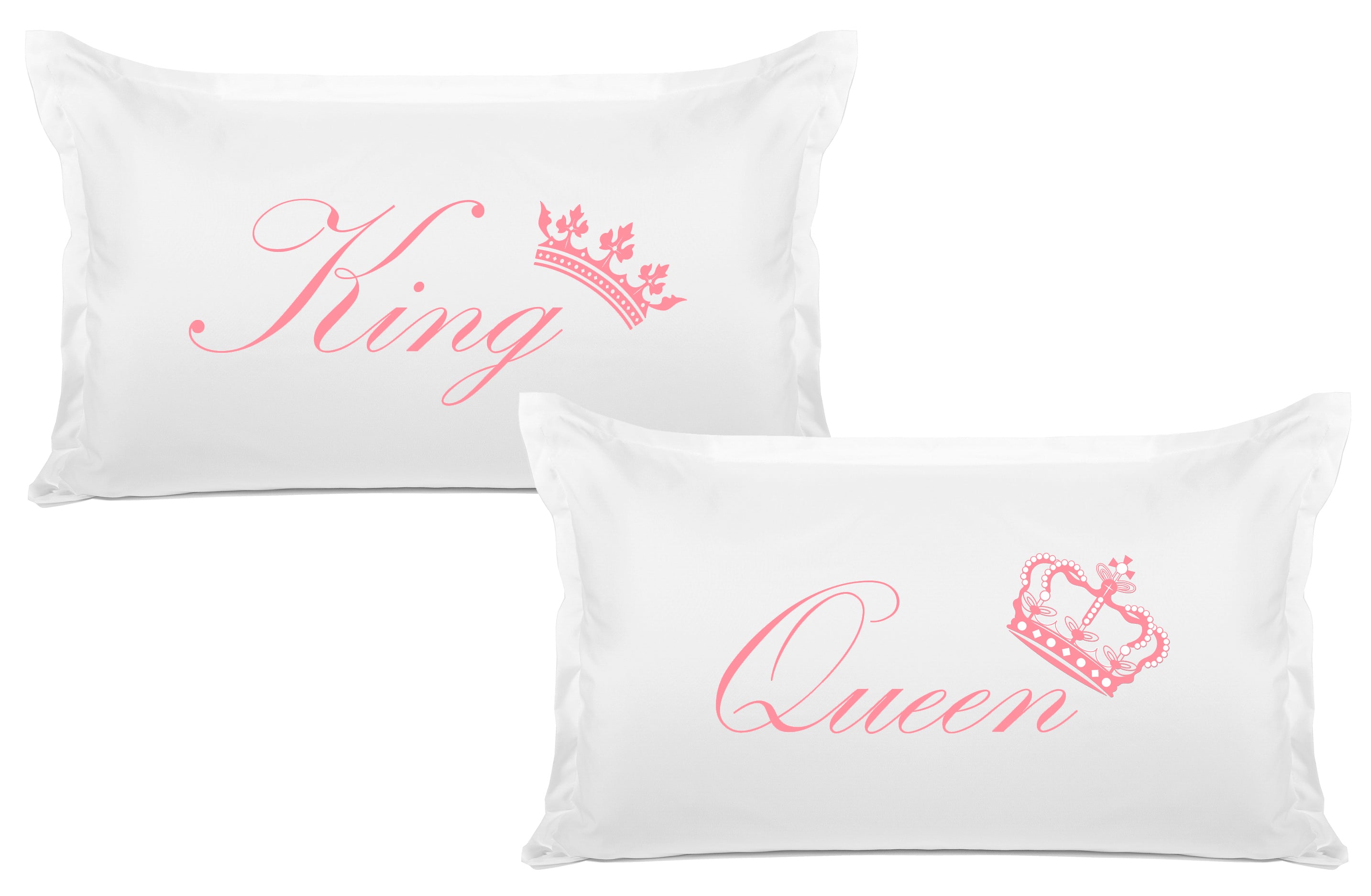 King Crown, Queen Crown - His & Hers Pillowcase Collection-Di Lewis