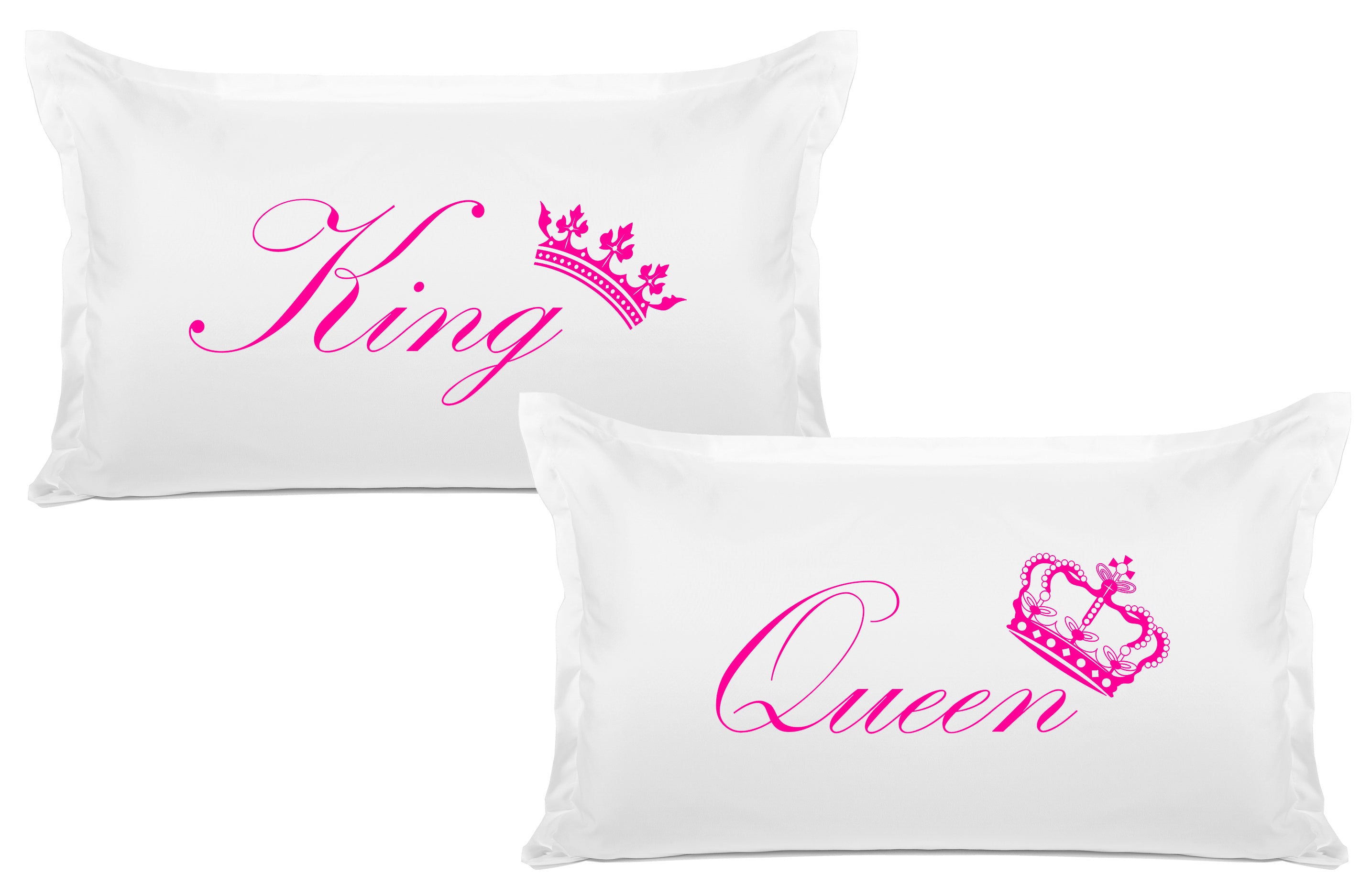 King Crown, Queen Crown - His & Hers Pillowcase Collection-Di Lewis