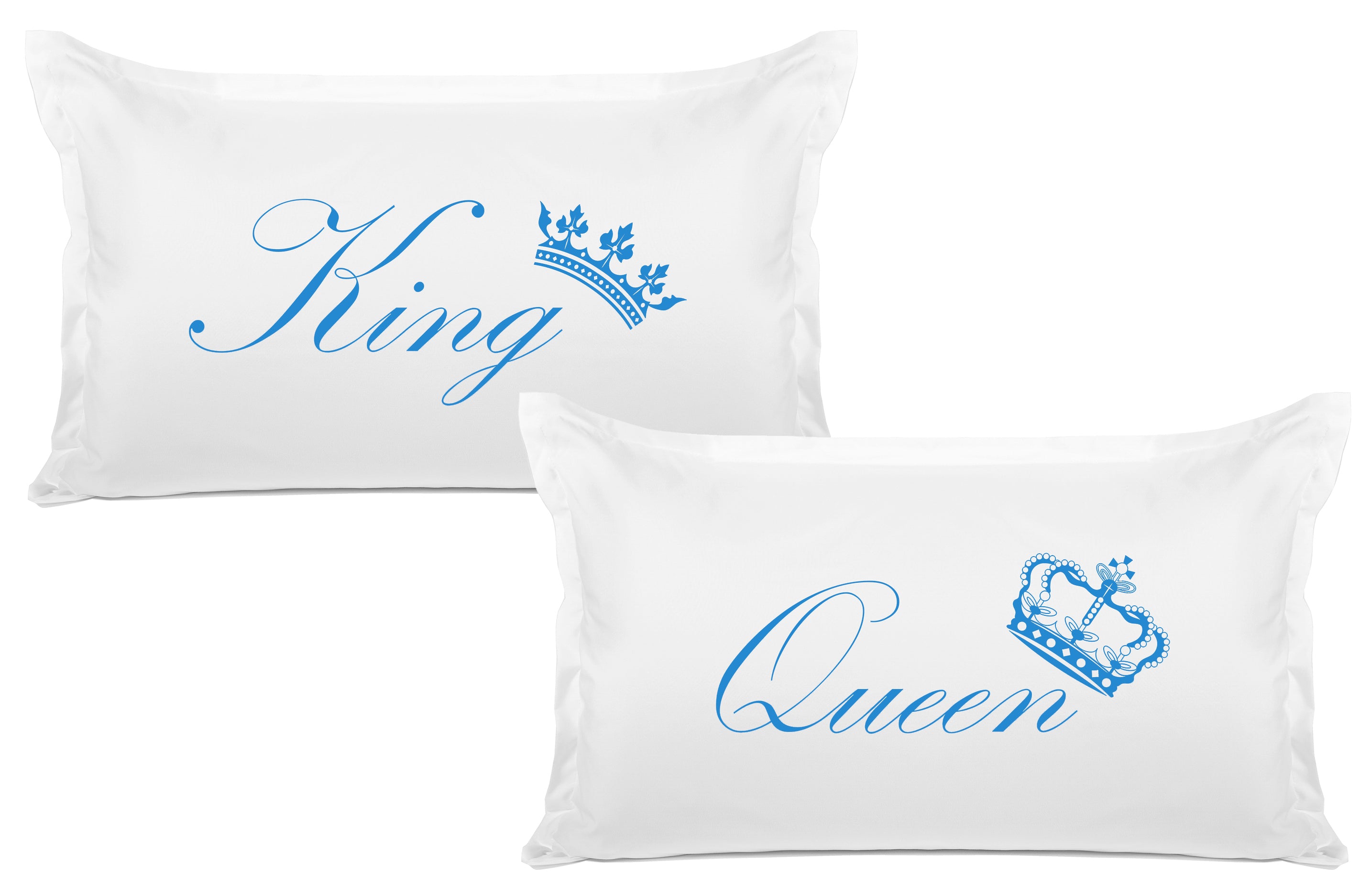 King Crown, Queen Crown - His & Hers Pillowcase Collection-Di Lewis