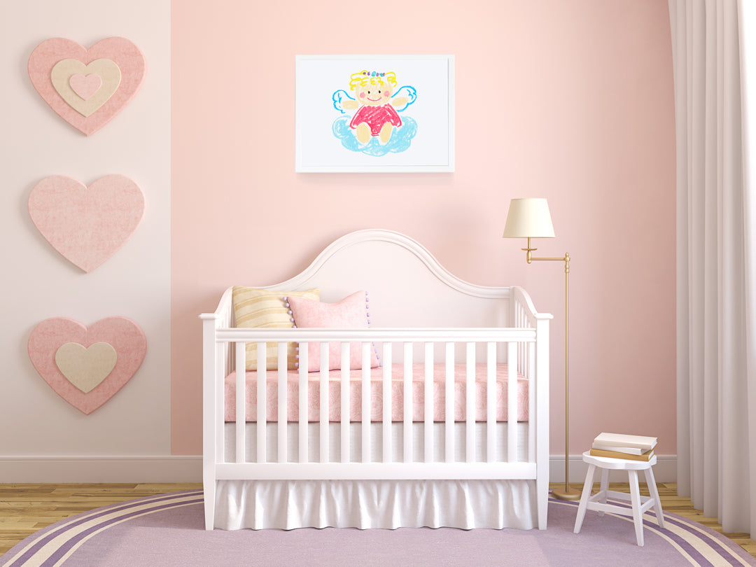 Angelina the Angel - Kids Wall Art Collection-Di Lewis