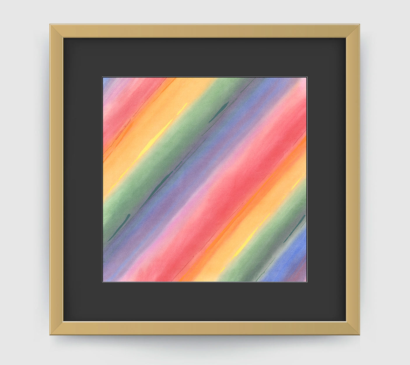 Aurora Multi Art Print - Abstract Art Wall Decor Collection-Di Lewis