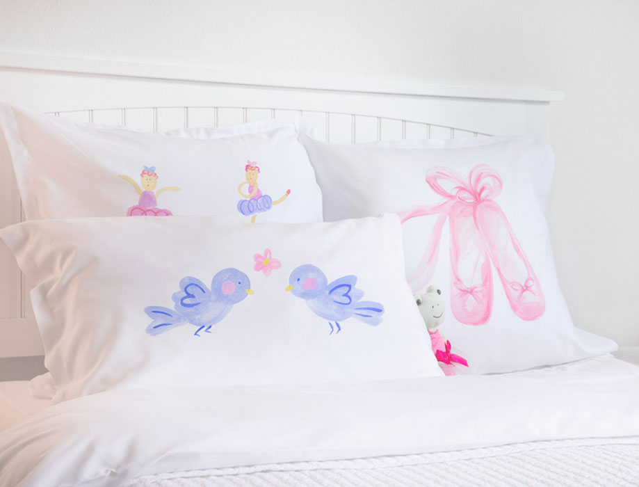 Bluebirds - Personalized Kids Pillowcase Collection