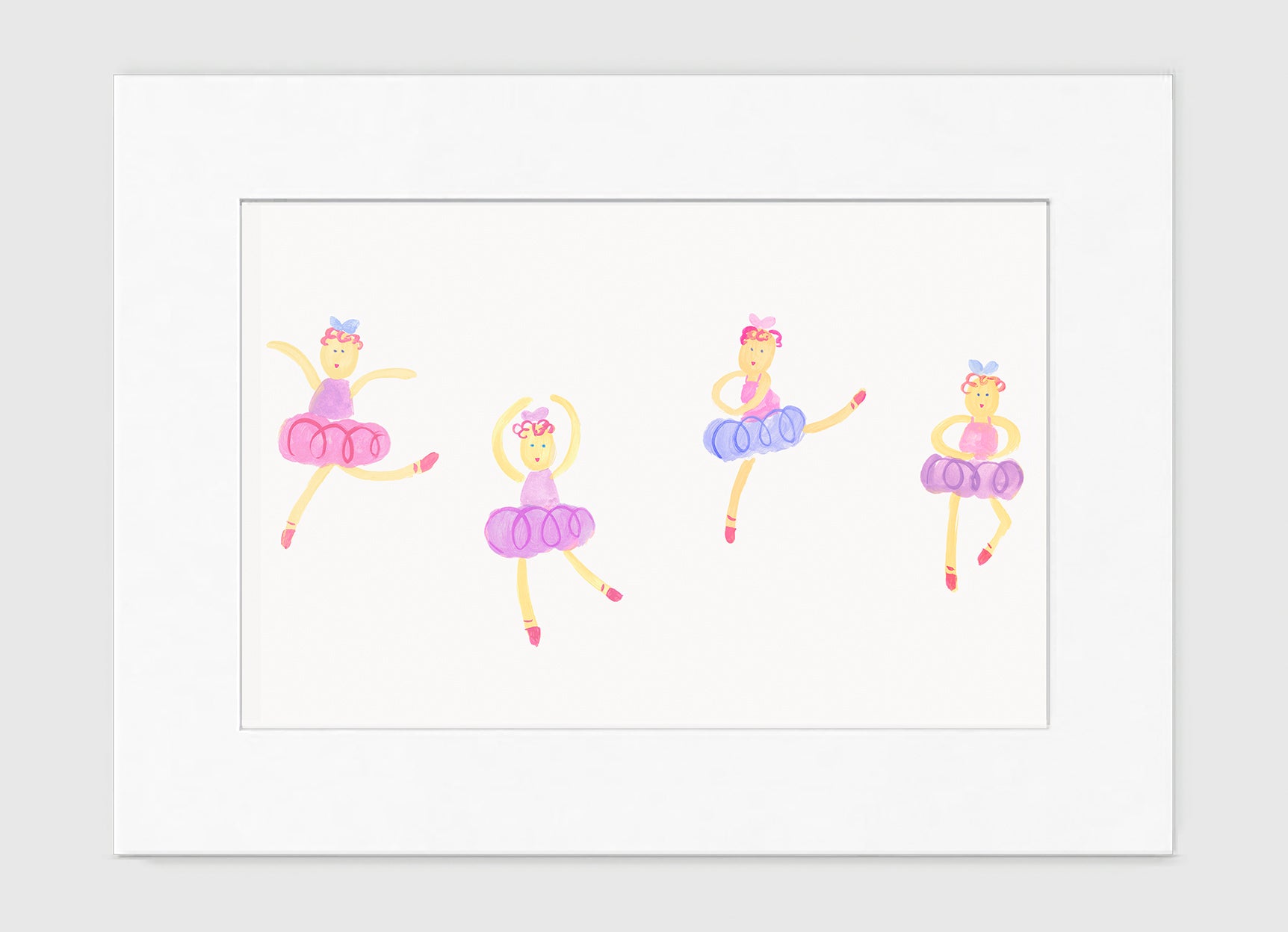 Dancing Ballerinas - Kids Wall Art Collection-Di Lewis