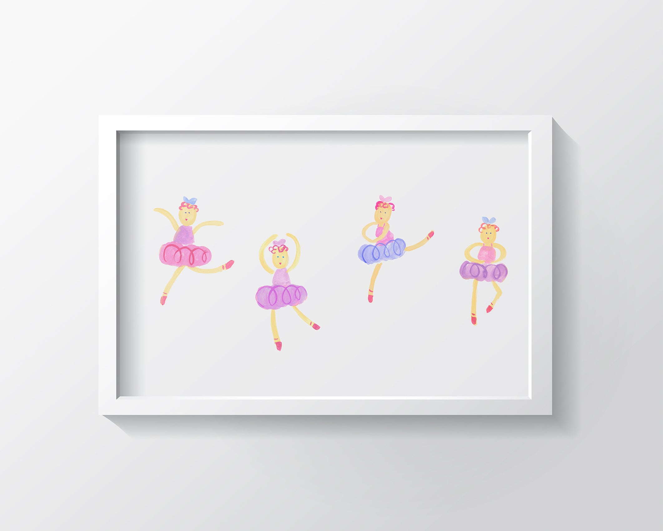 Dancing Ballerinas - Kids Wall Art Collection-Di Lewis