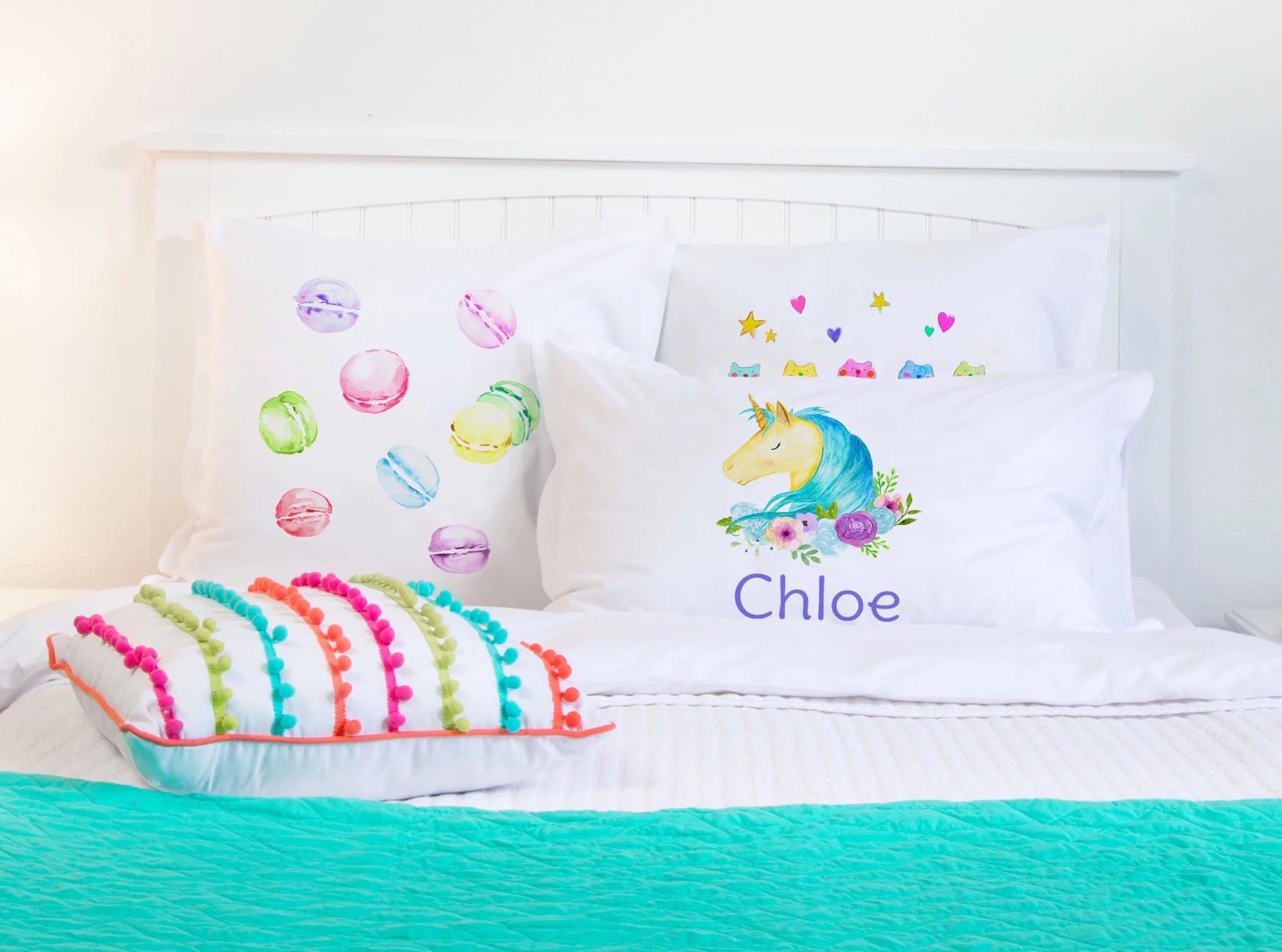 Blue Unicorn - Personalized Kids Pillowcase Collection