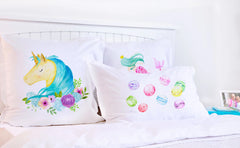 Blue Unicorn - Personalized Kids Pillowcase Collection