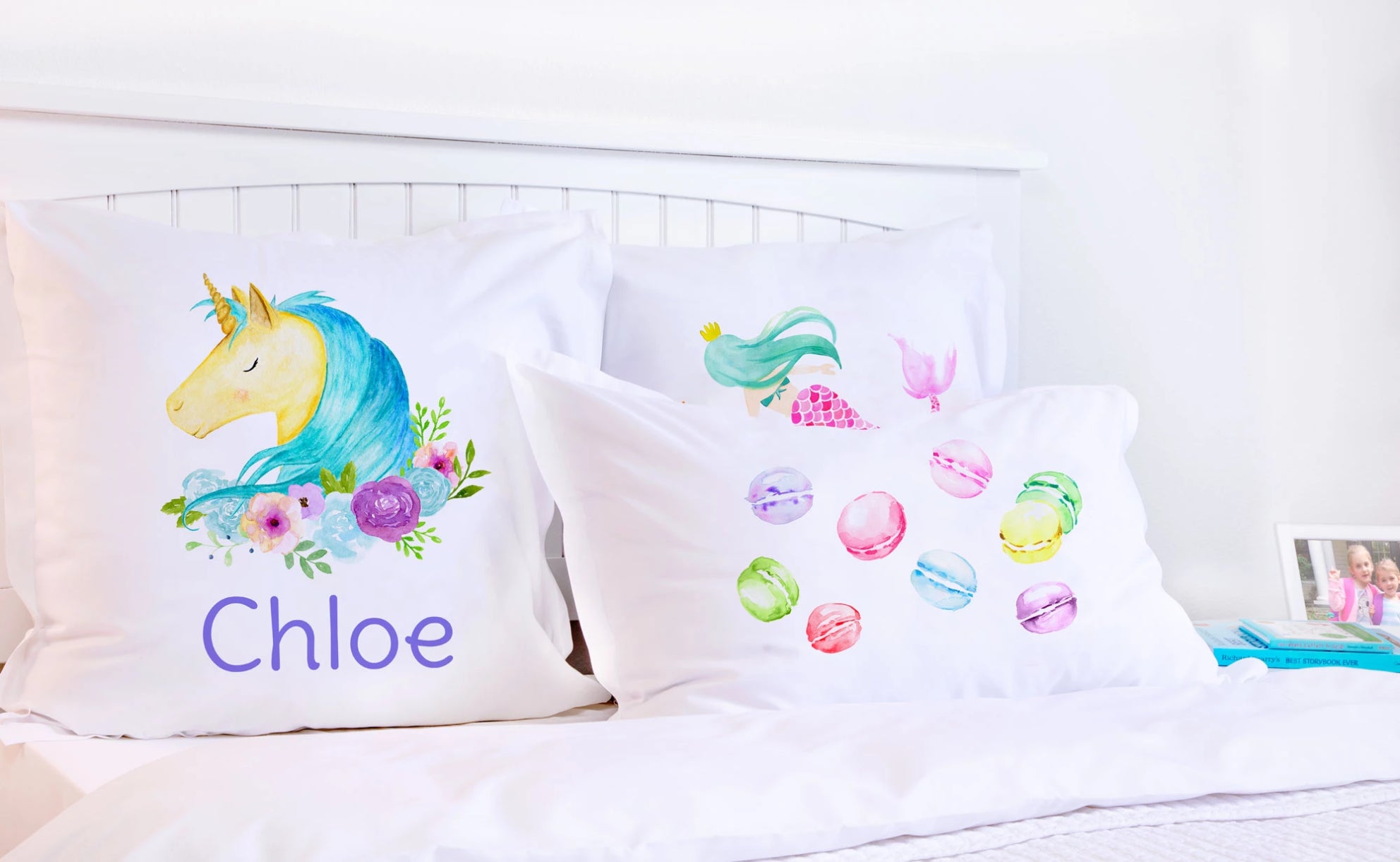 Blue Unicorn - Personalized Kids Pillowcase Collection