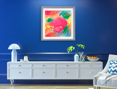 Papaver Art Print - Impressionist Art Wall Decor Collection-Di Lewis