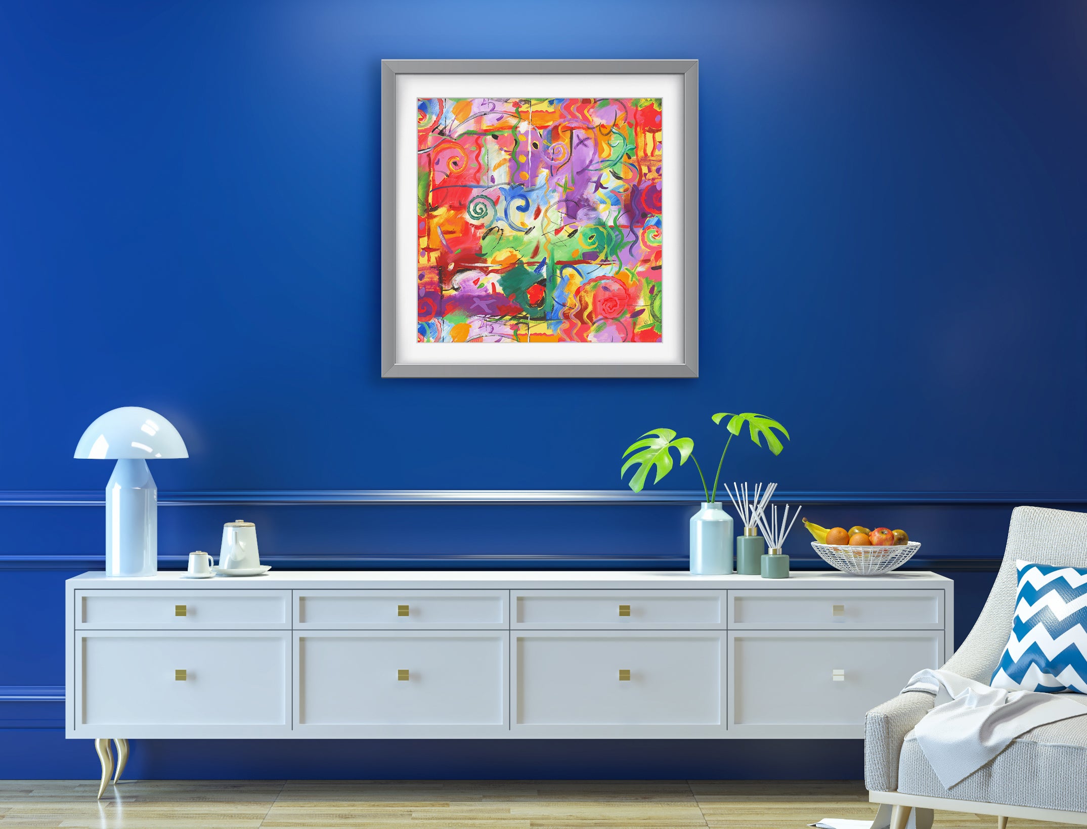 Le Fete Art Print - Abstract Art Wall Decor Collection-Di Lewis