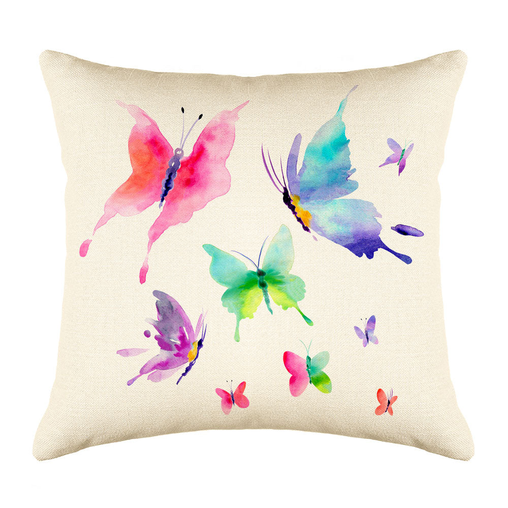 Butterfly Throw Pillow Cover - Decorative Designs Throw Pillow Cover Collection