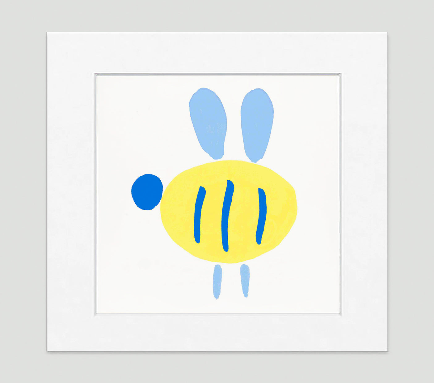 Buzzy Bee (Pink) Art Print - Kids Wall Art Collection-Di Lewis