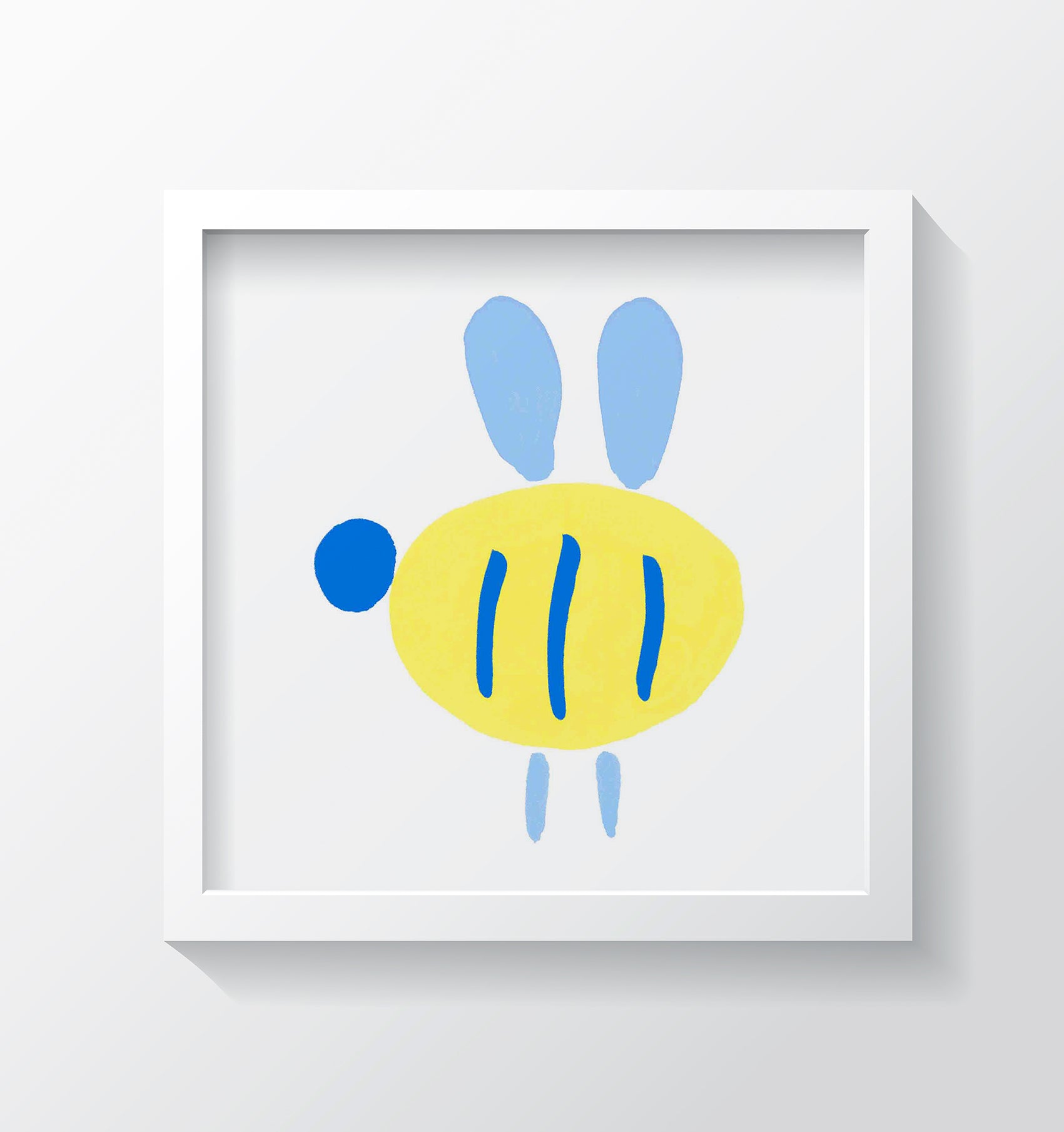 Buzzy Bee (Pink) Art Print - Kids Wall Art Collection-Di Lewis