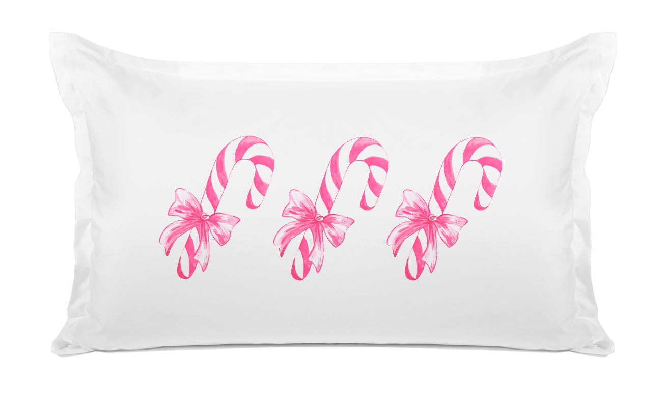 Christmas Candy Canes - Kids Personalized Pillowcase Collection