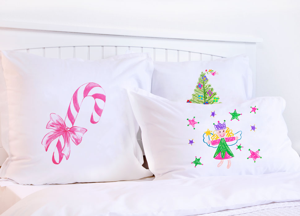 Christmas Candy Canes - Kids Personalized Pillowcase Collection