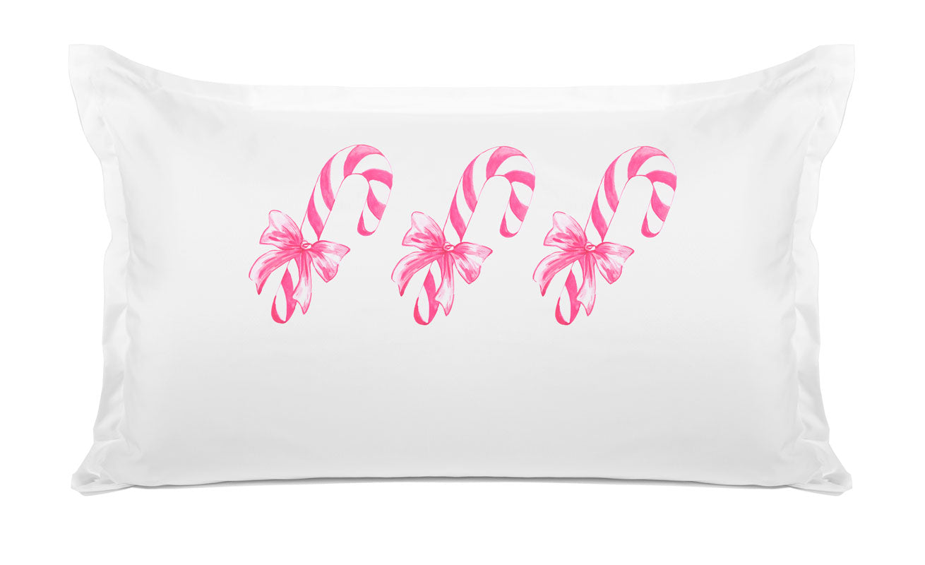 Christmas Candy Canes - Kids Personalized Pillowcase Collection