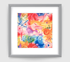 Cirque Art Print - Abstract Art Wall Decor Collection-Di Lewis