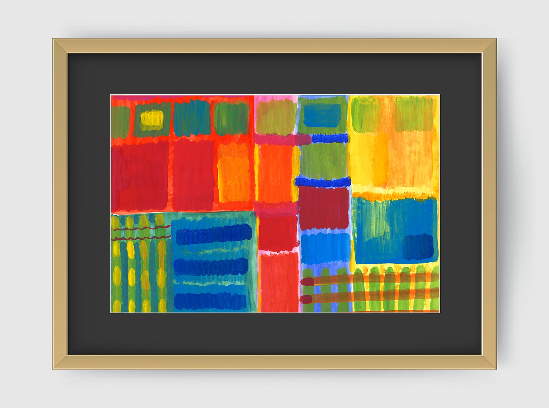 City Block Art Print - Abstract Art Wall Decor Collection-Di Lewis