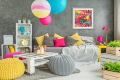 Carnivale Art Print - Abstract Art Wall Decor Collection-Di Lewis