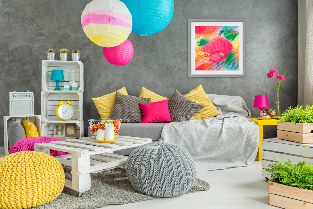 Papaver Art Print - Impressionist Art Wall Decor Collection-Di Lewis