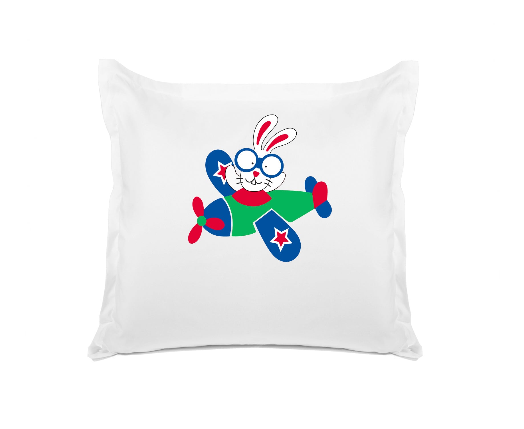 Bunny Airplane - Personalized Kids Pillowcase Collection