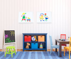 Come Play With Me Art Print - Kids Wall Art Collection-Di Lewis