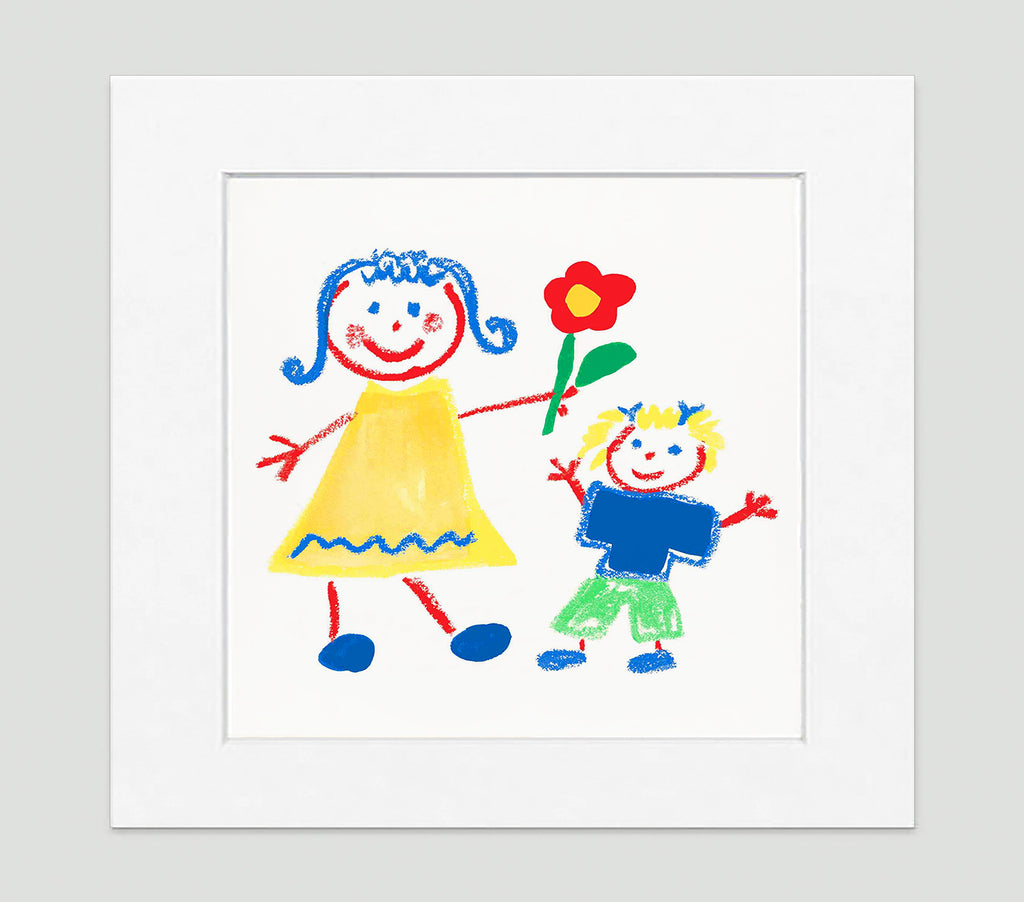 Girls Playing Art Print - Kids Wall Art Collection Come Play With Me Art Print - Kids Wall Art Collection-Di Lewis