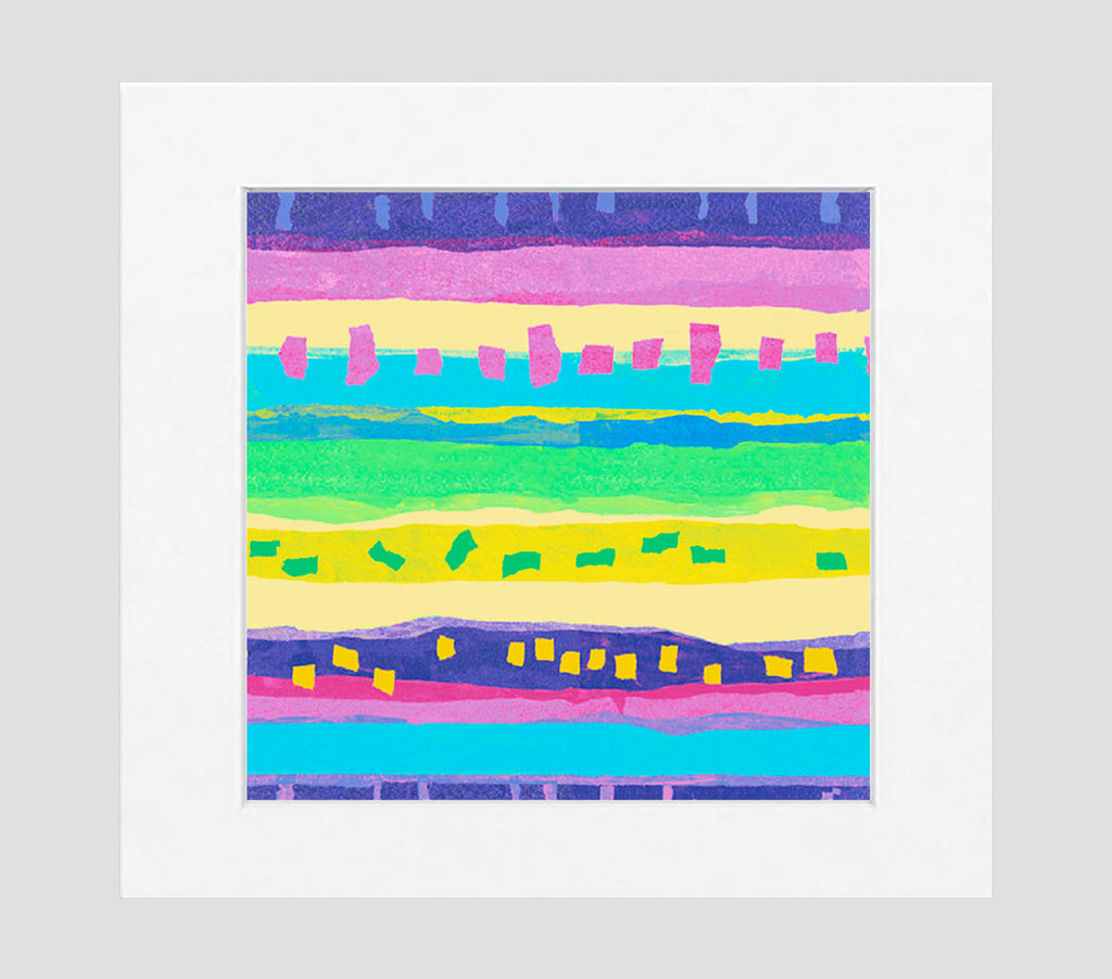 Confetti Multi Art Print - Abstract Art Wall Decor Collection Confetti Multi Art Print - Abstract Art Wall Decor Collection-Di Lewis