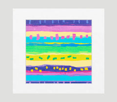 Confetti Multi Art Print - Abstract Art Wall Decor Collection-Di Lewis