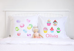 Cupcakes - Personalized Kids Pillowcase Collection