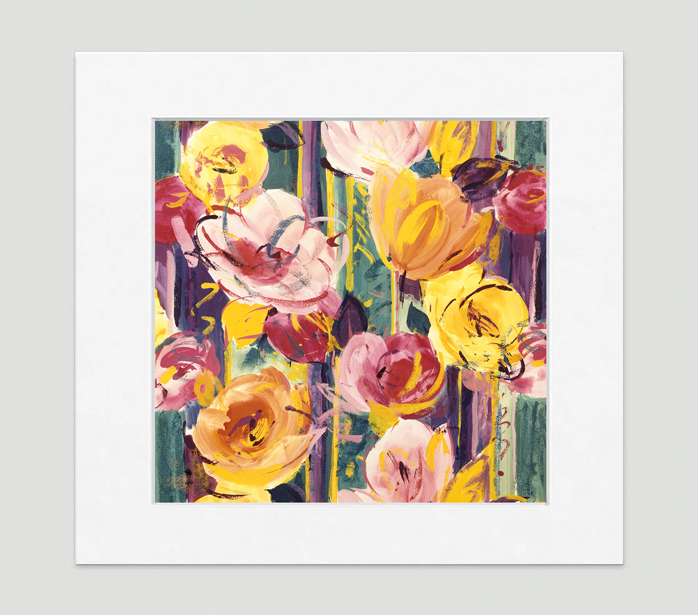 Delaunay Pink Gold Art Print - Impressionist Art Wall Decor Collection-Di Lewis