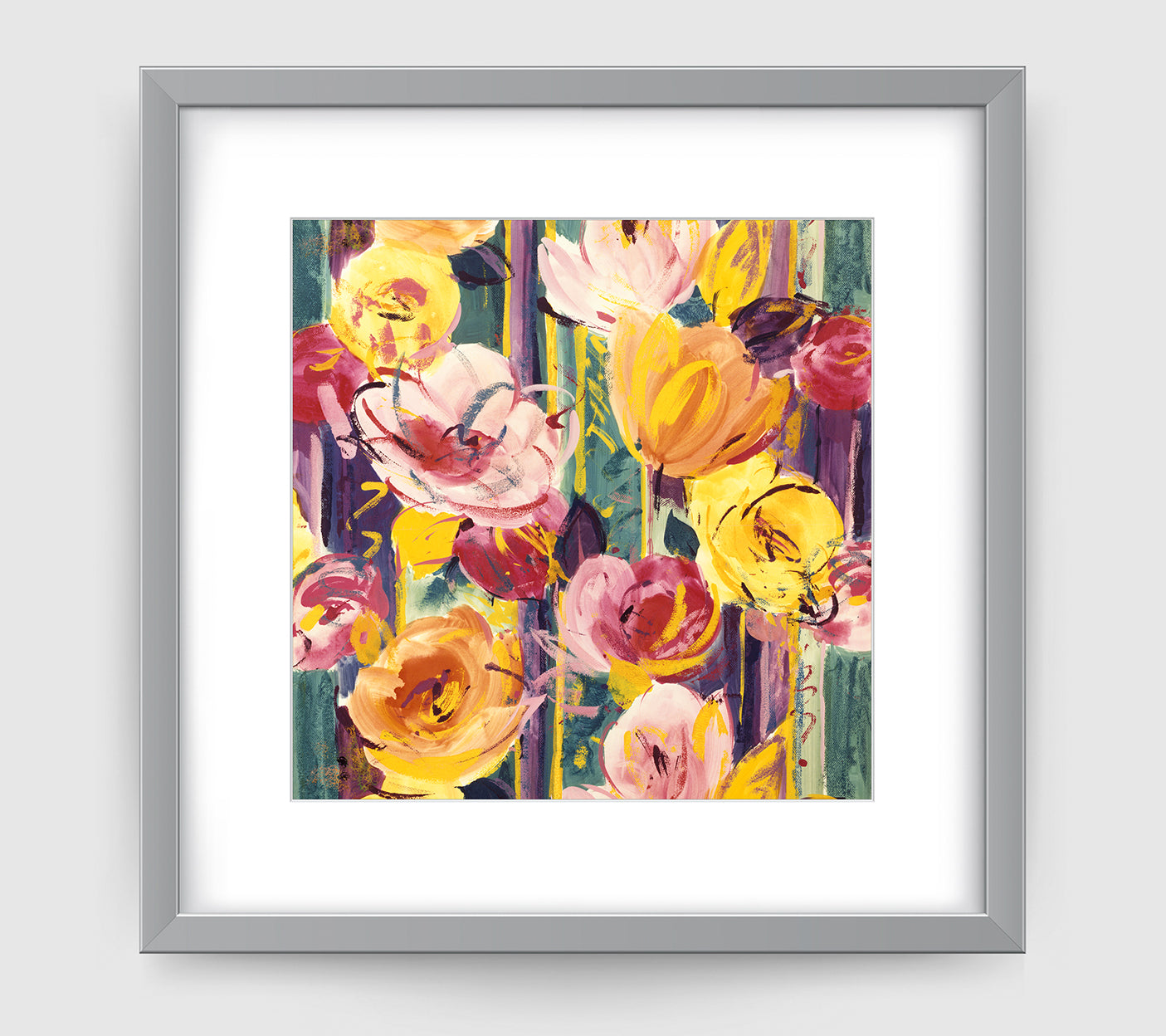 Delaunay Pink Gold Art Print - Impressionist Art Wall Decor Collection-Di Lewis