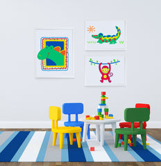 Dino Art Print - Kids Wall Art Collection-Di Lewis