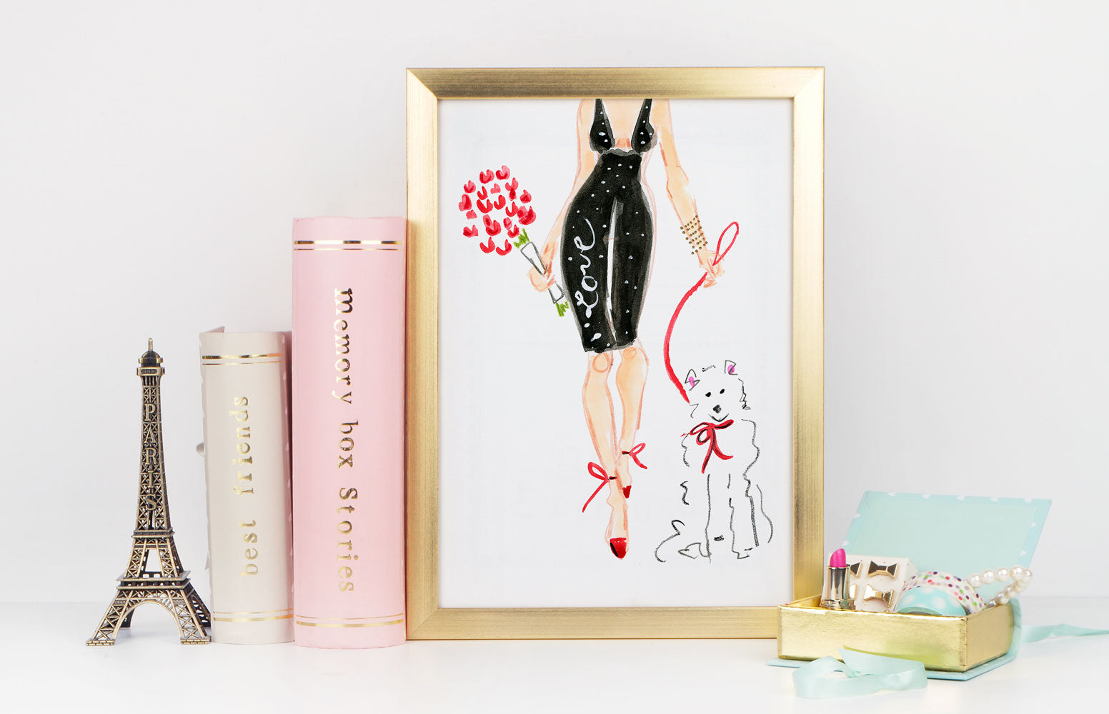 Dressed To Kill Art Print - Fashion Illustration Wall Art Collection-Di Lewis