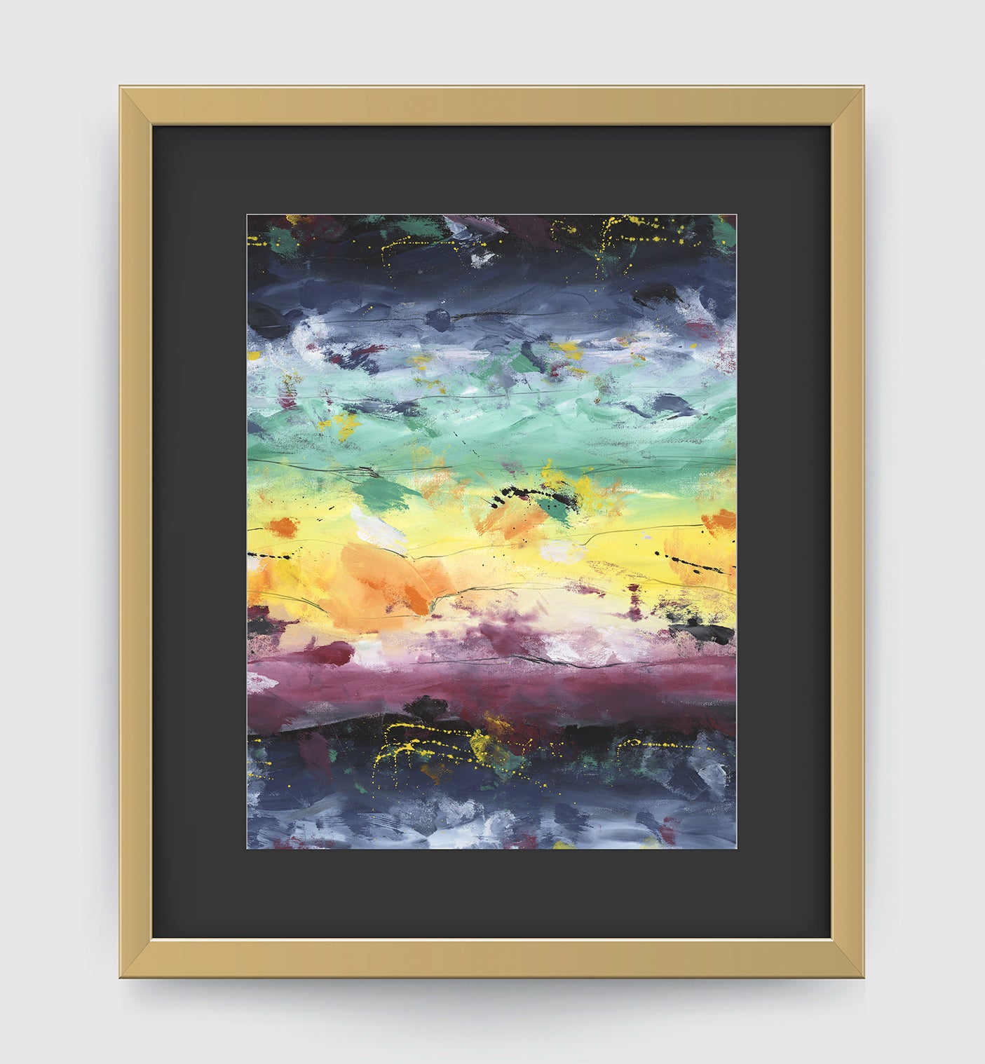 Elements Art Print - Abstract Art Wall Decor Collection-Di Lewis