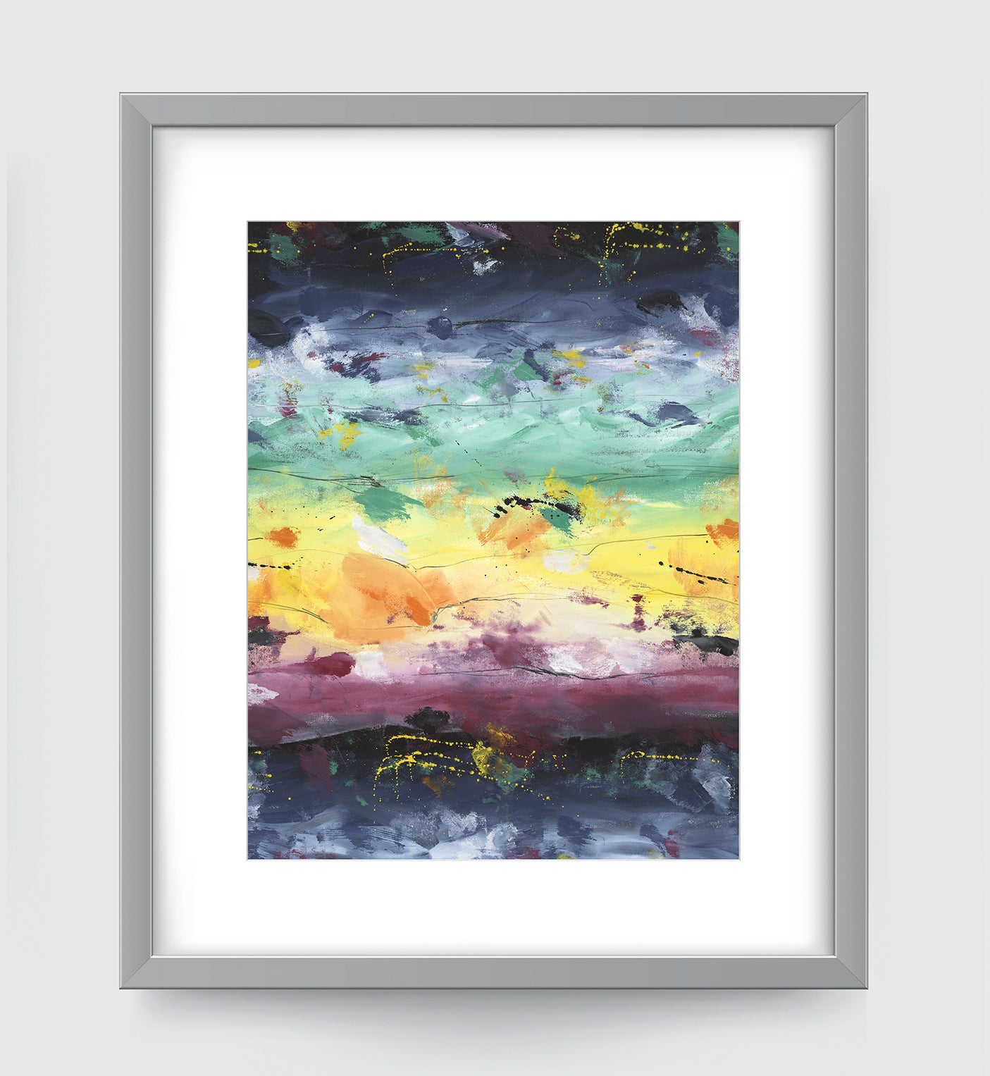 Elements Art Print - Abstract Art Wall Decor Collection-Di Lewis