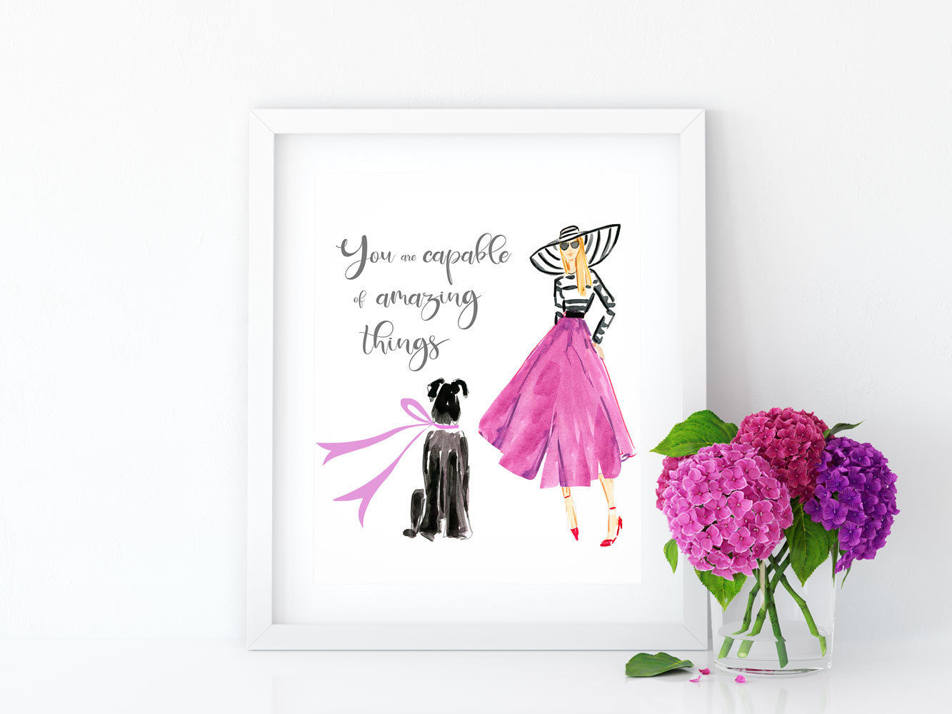 Fabulous Me Art Print - Fashion Illustration Wall Art Collection-Di Lewis