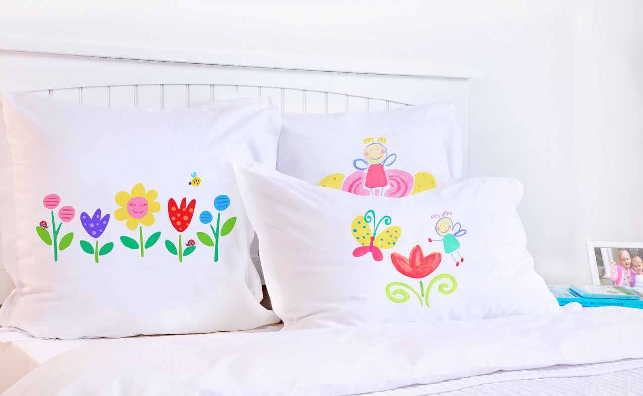 Garden Party - Personalized Kids Pillowcase Collection-Di Lewis