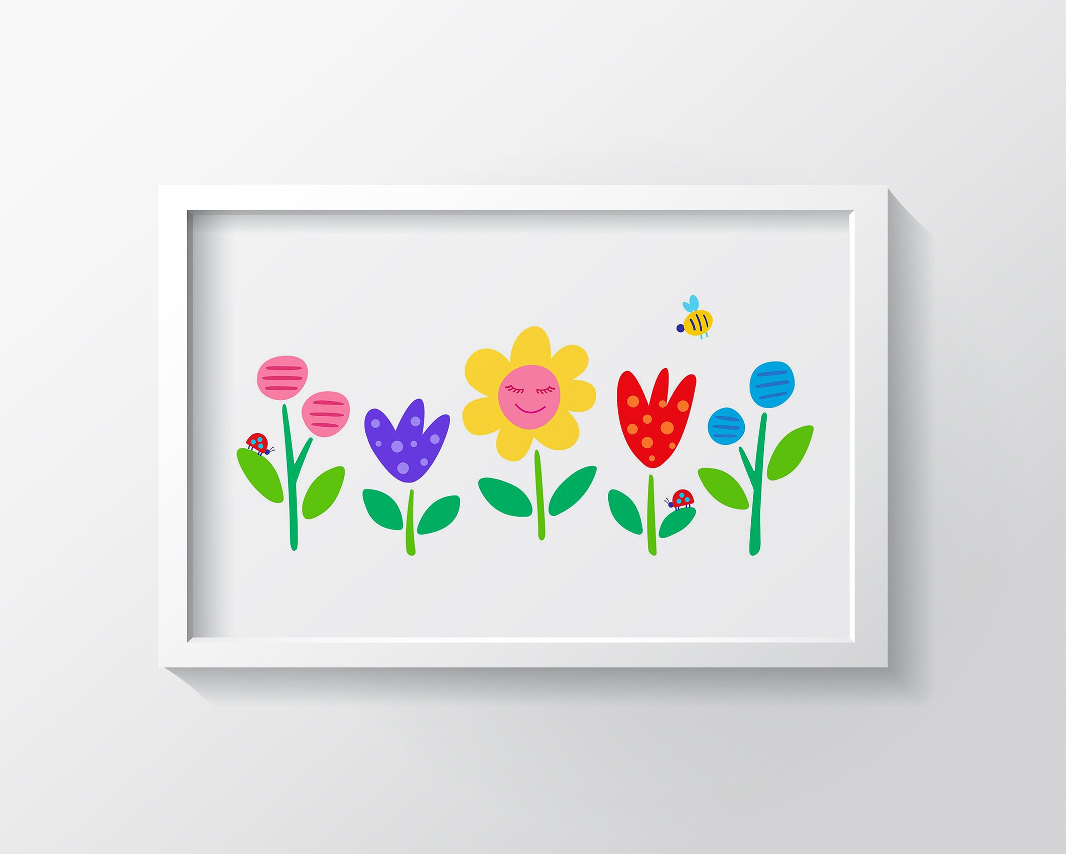 Garden Party Art Print - Kids Wall Art Collection-Di Lewis