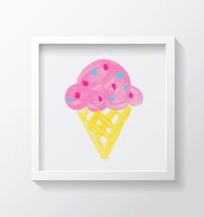 Gelato Art Print - Kids Wall Art Collection-Di Lewis